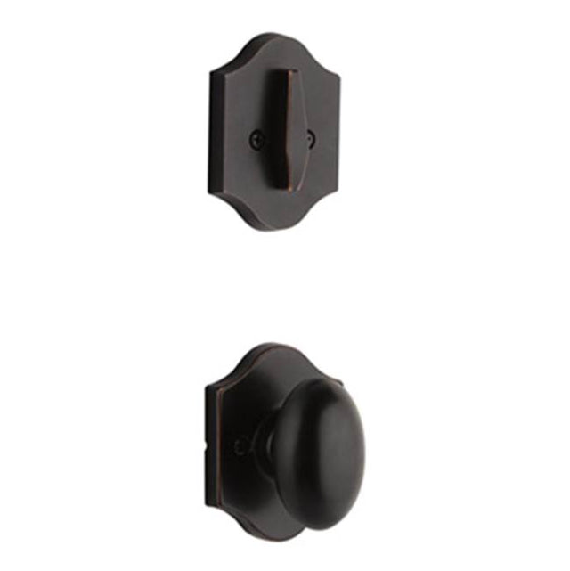 Yale Expressions - Yale Everly Single Cylinder Interior Trim Pack with Auburn Knob, Oil Rubbed Bronze - Oil Rubbed Bronze
