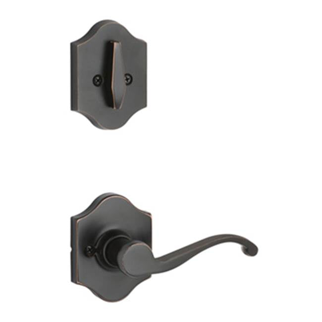 Yale Expressions - Yale Everly Single Cylinder Interior Trim Pack with Farmington Lever Right Handed, Oil Rubbed Bronze - Oil Rubbed Bronze