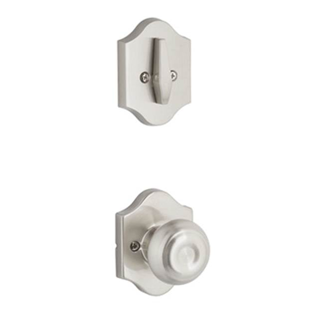 Yale Expressions - Yale Everly Single Cylinder Interior Trim Pack with Lewiston Knob, Satin Nickel - Satin Nickel