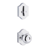 Yale Expressions - Yale Everly Single Cylinder Interior Trim Pack with Lewiston Knob, Polished Chrome - Polished Chrome