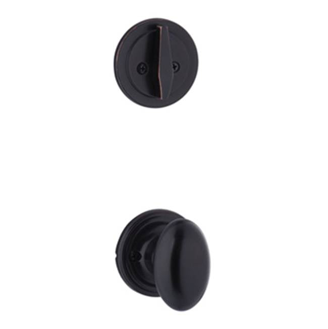 Yale Expressions - Yale Maguire Single Cylinder Interior Trim Pack with Auburn Knob, Oil Rubbed Bronze - Oil Rubbed Bronze