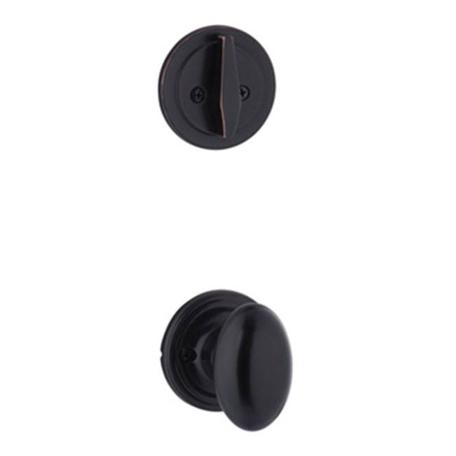 Yale Expressions - Yale Maguire Single Cylinder Interior Trim Pack with Auburn Knob, Oil Rubbed Bronze - Oil Rubbed Bronze