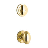 Yale Expressions - Yale Maguire Single Cylinder Interior Trim Pack with Auburn Knob, Polished Brass - Polished Brass