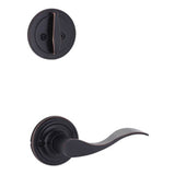 Yale Expressions - Yale Maguire Single Cylinder Interior Trim Pack with Brunswick Lever Left Handed, Oil Rubbed Bronze - Oil Rubbed Bronze