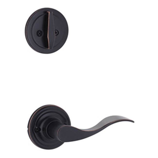 Yale Expressions - Yale Maguire Single Cylinder Interior Trim Pack with Brunswick Lever Left Handed, Oil Rubbed Bronze - Oil Rubbed Bronze