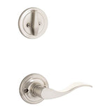 Yale Expressions - Yale Maguire Single Cylinder Interior Trim Pack with Brunswick Lever Left Handed, Satin Nickel - Satin Nickel