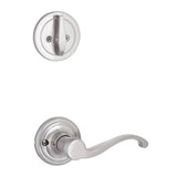 Yale Expressions - Yale Maguire Single Cylinder Interior Trim Pack with Farmington Lever Left Handed, Satin Nickel - Satin Nickel