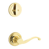 Yale Expressions - Yale Maguire Single Cylinder Interior Trim Pack with Farmington Lever Left Handed, Polished Brass - Polished Brass