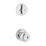 Yale Expressions - Yale Maguire Single Cylinder Interior Trim Pack with Lewiston Knob, Polished Chrome - Polished Chrome