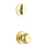 Yale Expressions - Yale Maguire Single Cylinder Interior Trim Pack with Lewiston Knob, Polished Brass - Polished Brass