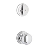 Yale Expressions - Yale Maguire Single Cylinder Interior Trim Pack with Walker Knob, Polished Chrome - Polished Chrome