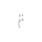 Yale Expressions - Yale Maguire Single Cylinder Entry Set, Auburn Knob, Satin Nickel - Satin Nickel
