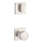 Yale Expressions - Yale Marcel Single Cylinder Interior Trim Pack with Dylan Knob, Satin Nickel - Satin Nickel