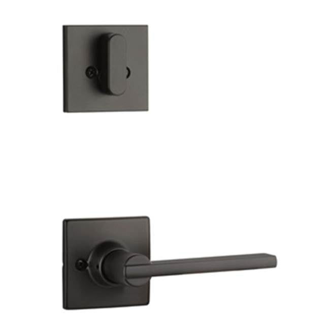 Yale Expressions - Yale Marcel Single Cylinder Interior Trim Pack with Nils Lever, Flat Black - Flat Black