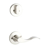 Yale Expressions - Yale Owen Single Cylinder Interior Trim Pack with Brunswick Lever Left Handed, Satin Nickel - Satin Nickel