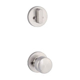 Yale Expressions - Yale Owen Single Cylinder Interior Trim Pack with Dylan Knob, Satin Nickel - Satin Nickel
