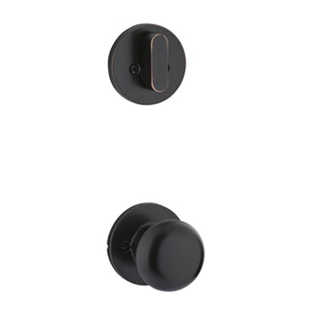 Yale Expressions - Yale Owen Single Cylinder Interior Trim Pack with Walker Knob, Oil Rubbed Bronze - Oil Rubbed Bronze