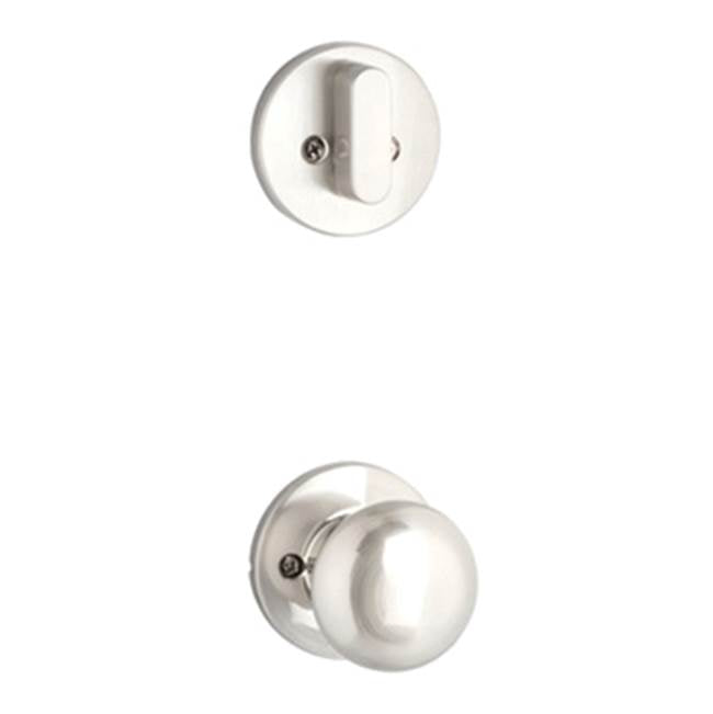 Yale Expressions - Yale Owen Single Cylinder Interior Trim Pack with Walker Knob, Satin Nickel - Satin Nickel