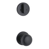 Yale Expressions - Yale Owen Single Cylinder Interior Trim Pack with Walker Knob, Flat Black - Flat Black