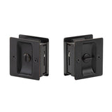 Yale Expressions - Yale Square Privacy Pocket Door Lock, Oil Rubbed Bronze - Oil Rubbed Bronze