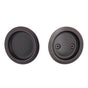 Yale Expressions - Yale Round Passage Tubular Pocket Door Pull, Oil Rubbed Bronze - Oil Rubbed Bronze