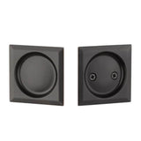 Yale Expressions - Yale Square Passage Tubular Pocket Door Pull, Oil Rubbed Bronze - Oil Rubbed Bronze