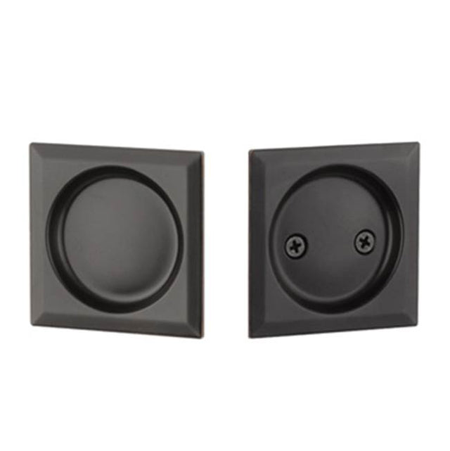 Yale Expressions - Yale Square Passage Tubular Pocket Door Pull, Oil Rubbed Bronze - Oil Rubbed Bronze
