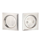 Yale Expressions - Yale Square Passage Tubular Pocket Door Pull, Satin Nickel - Satin Nickel