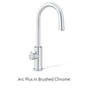 Zip Water - Tap, Arc Plus BCS, Brushed Chrome - Brushed Chrome
