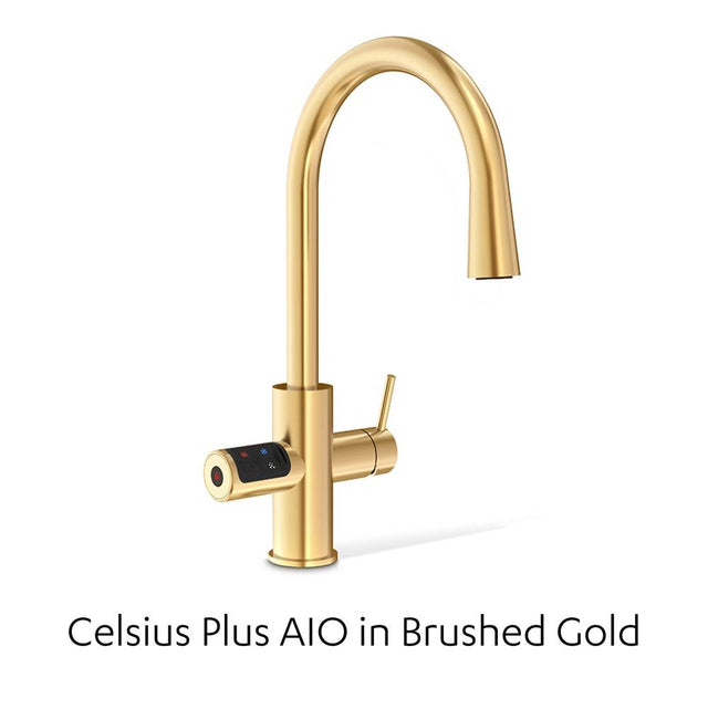 Zip Water - Tap and Faucet, Celsius Plus All-in-One BCS, Brushed Gold - Brushed Gold