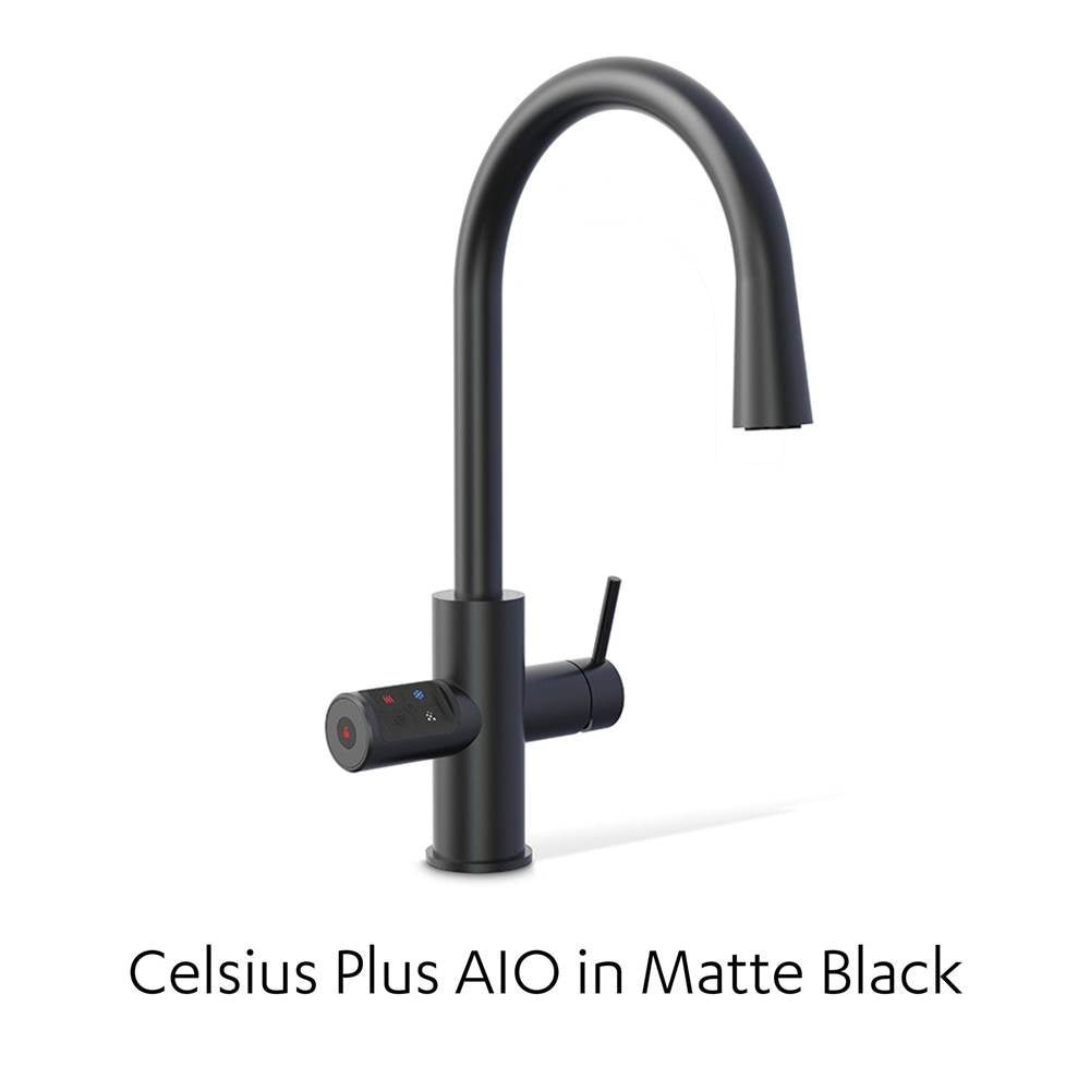 Zip Water - Tap and Faucet, Celsius Plus All-in-One BCS, Matte Black - Matte Black