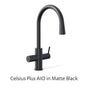 Zip Water - Tap and Faucet, Celsius Plus All-in-One BCS, Matte Black - Matte Black