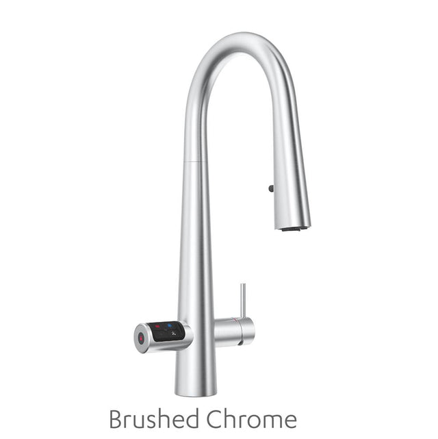 Zip Water - Tap and Faucet, Celsius Plus All-in-One with Pull-Down Sprayer BCS, Brushed Chrome - Brushed Chrome