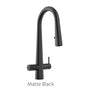 Zip Water - Tap and Faucet, Celsius Plus All-in-One with Pull-Down Sprayer BCS, Matte Black - Matte Black