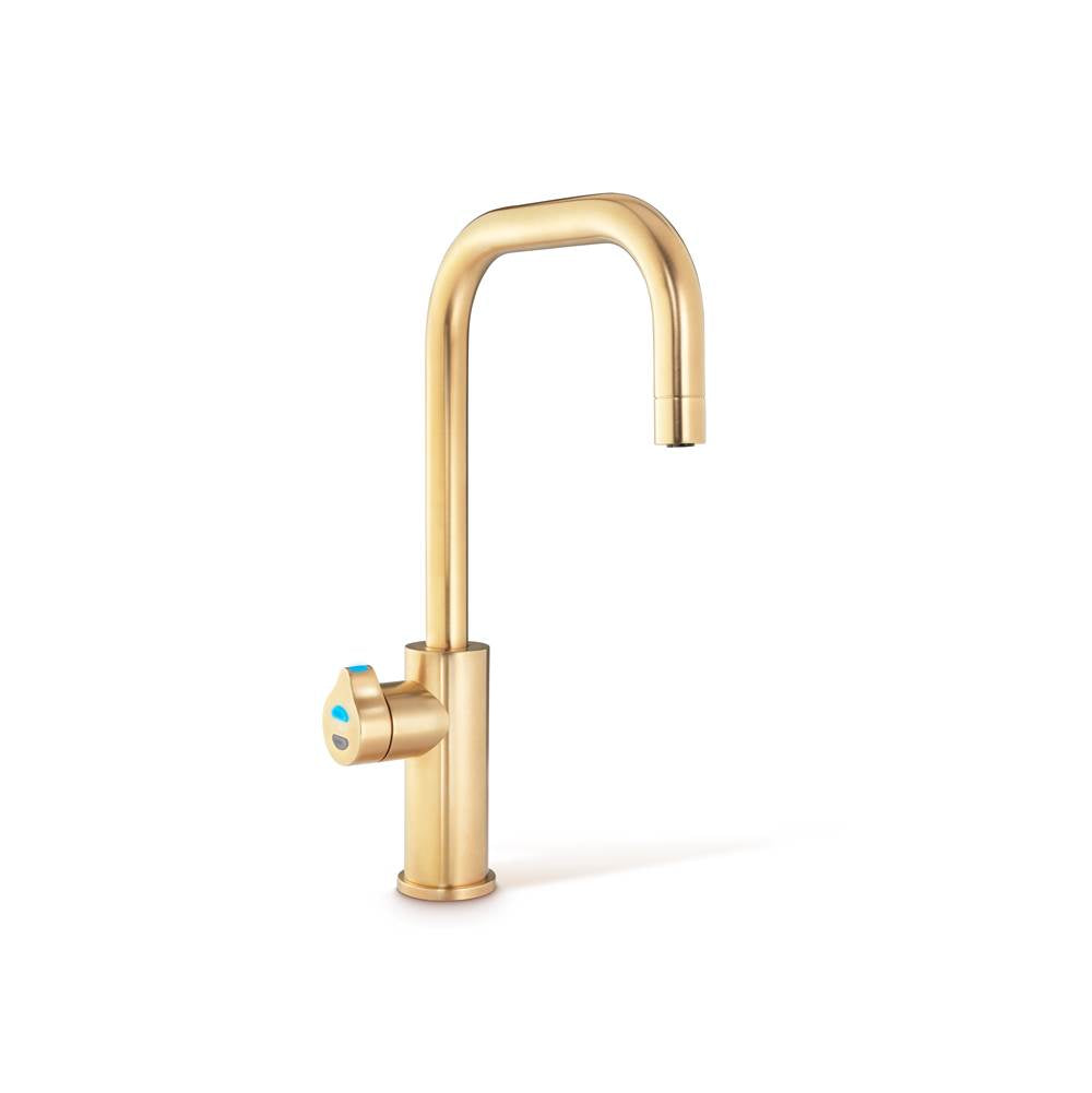 Zip Water - Tap, Cube BC, Brushed Gold - Brushed Gold