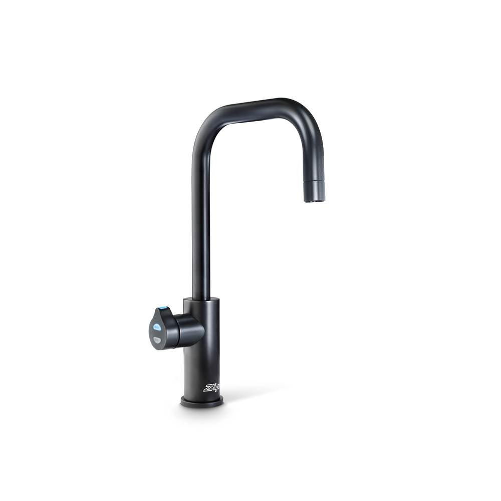 Zip Water - Tap, Cube BC, Matte Black - Matte Black