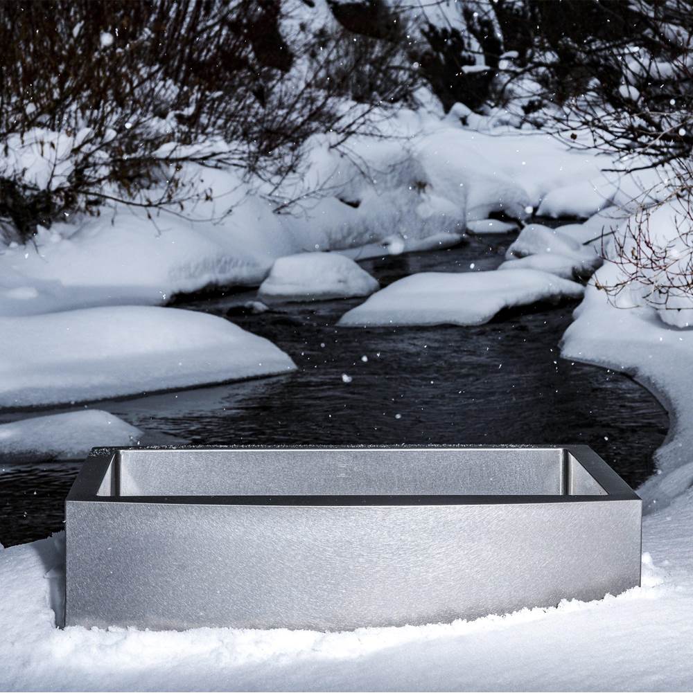 Zermatt Farmhouse 30'' Undermount Single Bowl Sink in Stainless Steel