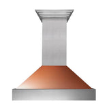 Z-Line - 36'' DuraSnow Stainless Steel Range Hood with Copper Shell