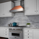 36'' DuraSnow Stainless Steel Range Hood with Copper Shell