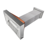 36'' DuraSnow Stainless Steel Range Hood with Copper Shell