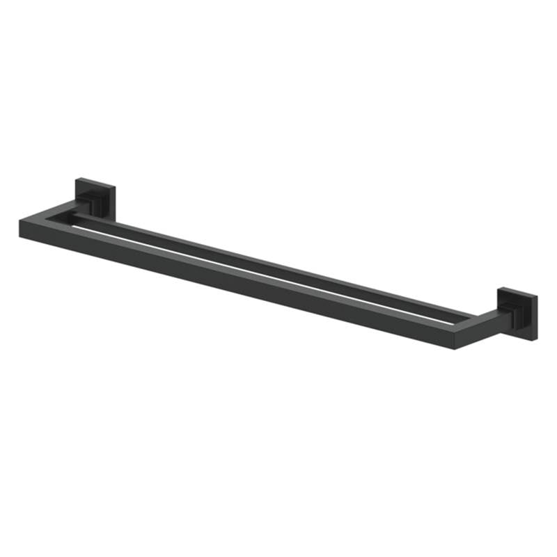 Z-Line - Bliss Double Towel Rail - Matte Black