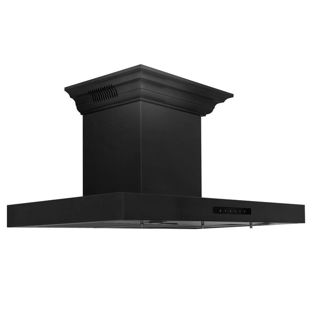 Z-Line - Black Stainless Steel BSKEN With Built in CrownSound Bluetooth Speakers