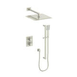 Z-Line - Crystal Bay Thermostatic Shower System in Brushed Nickel - Brushed Nickel