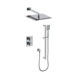 Z-Line - Crystal Bay Thermostatic Shower System in Chrome - Chrome
