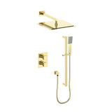 Z-Line - Crystal Bay Thermostatic Shower System in Polished Gold - Polished Gold