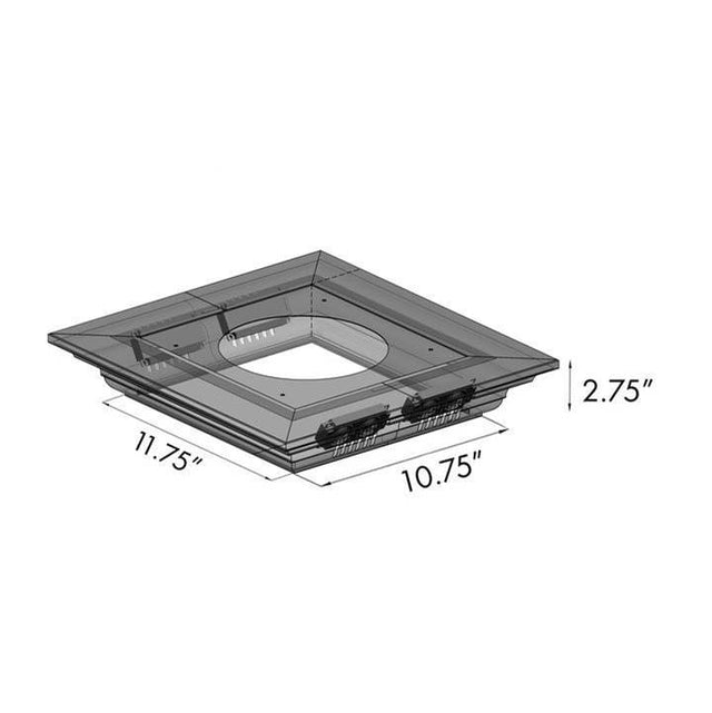 Z-Line - Crown Molding in Stainless Steel with Built-in Bluetooth Speakers
