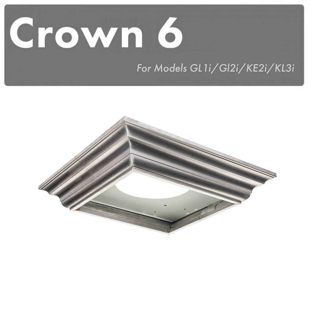 Z-Line - Crown Molding Profile 6 for Wall Mount Range Hoods