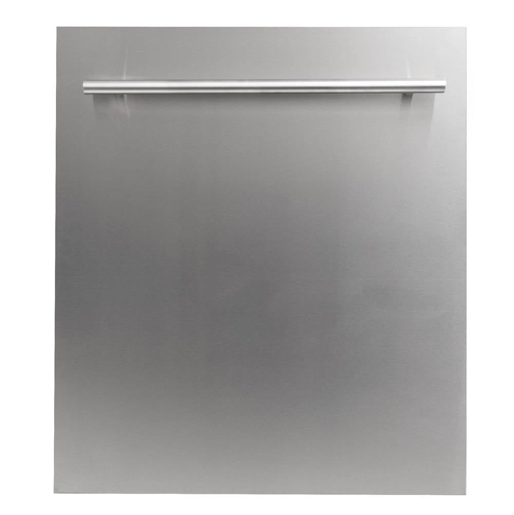 Z-Line - 24'' Top Control Dishwasher in Stainless Steel with Stainless Steel Tub and Modern Style Handle - 304 Grade Stainless Steel