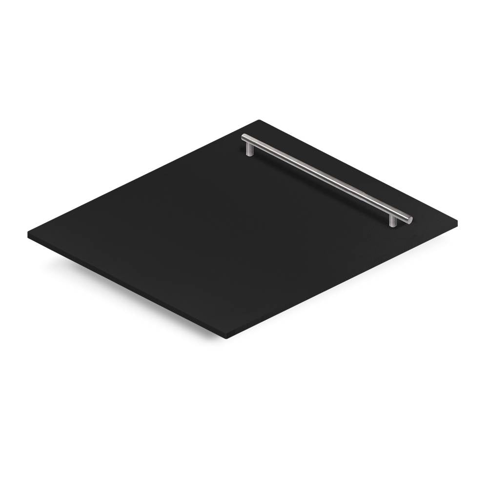 Z-Line - 24'' Dishwasher Panel with Modern Handle - Matte Black