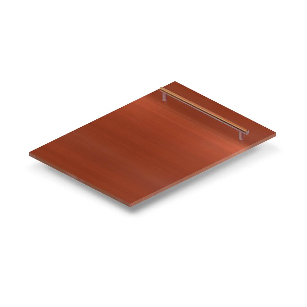 Z-Line - 18'' Dishwasher Panel with Modern Handle - Copper